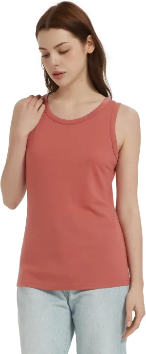100% Merino Wool Tank Top for Women, Scoop Neck, Active Lightweight Breathable Undershirt, No-Odor Base Layer