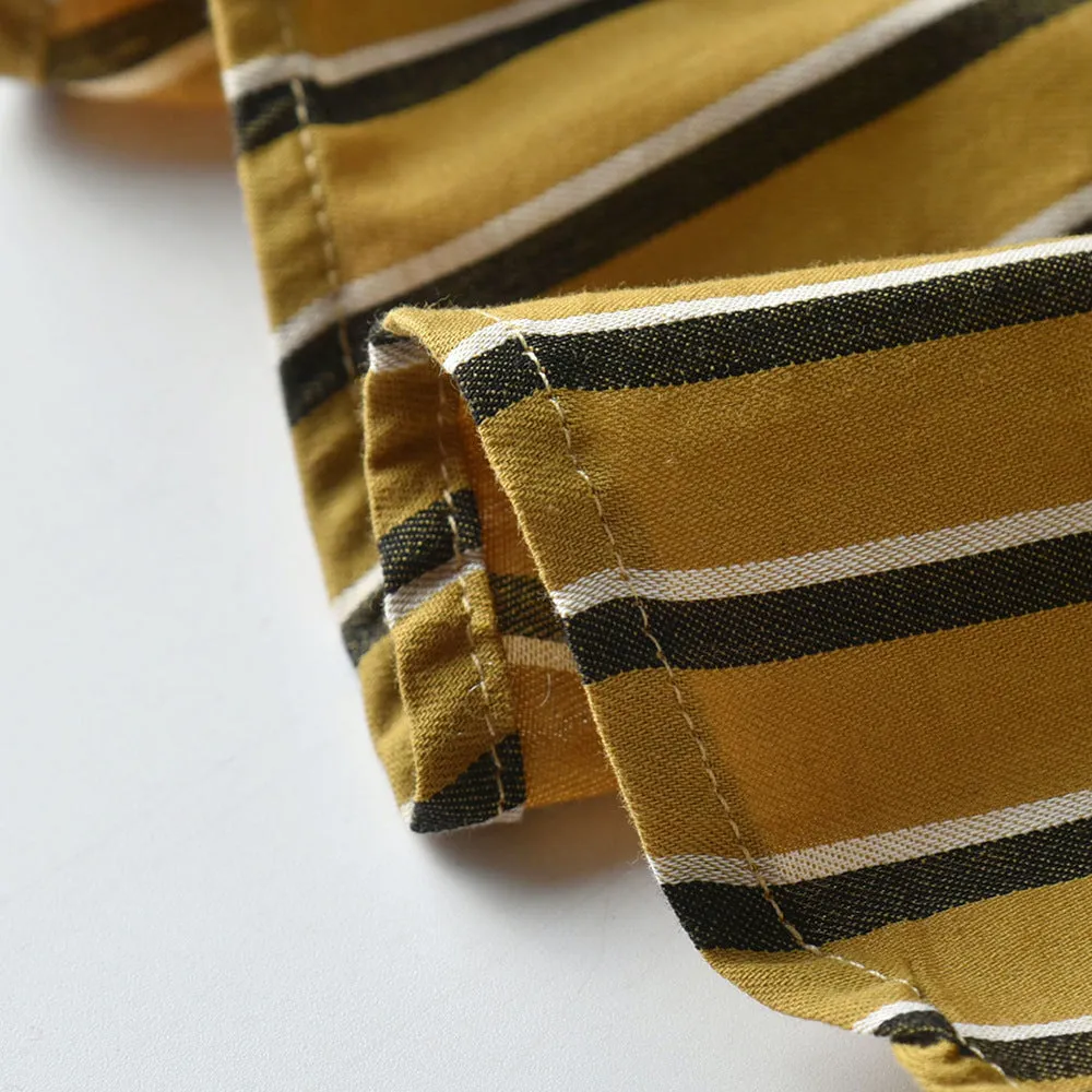 2 Pieces Set Baby Kid Boys Striped Bow Shirts And Solid Color Jumpsuits Wholesale 23041140