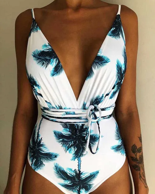 2019 Swimwear Women One Piece Backless Brazilian Monokini