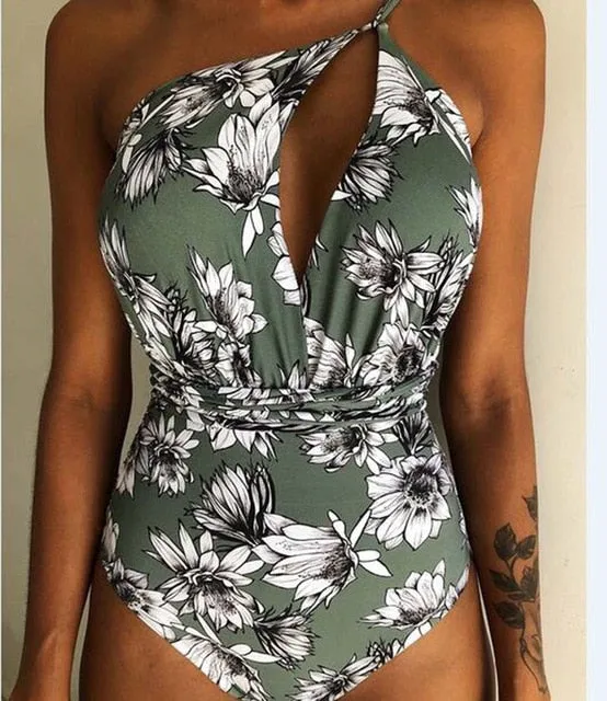 2019 Swimwear Women One Piece Backless Brazilian Monokini