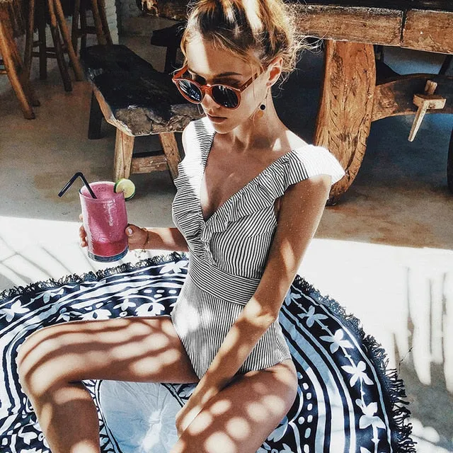 2019 Swimwear Women One Piece Push Up Brazilian Monokini