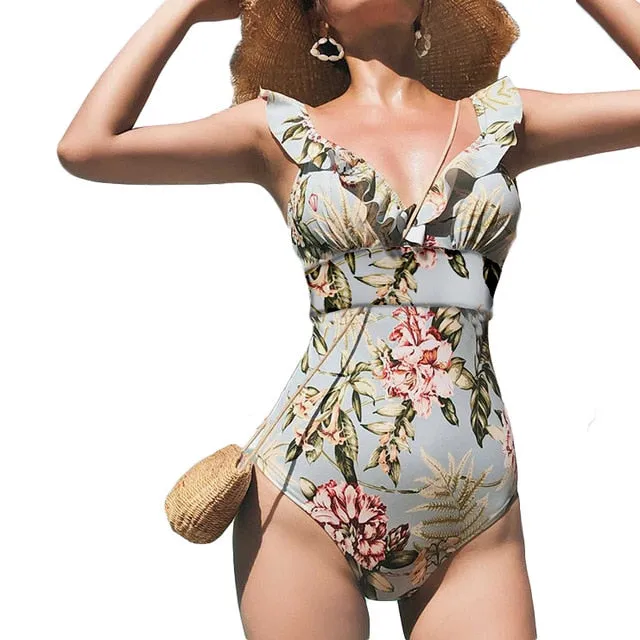 2019 Swimwear Women One Piece Push Up Brazilian Monokini