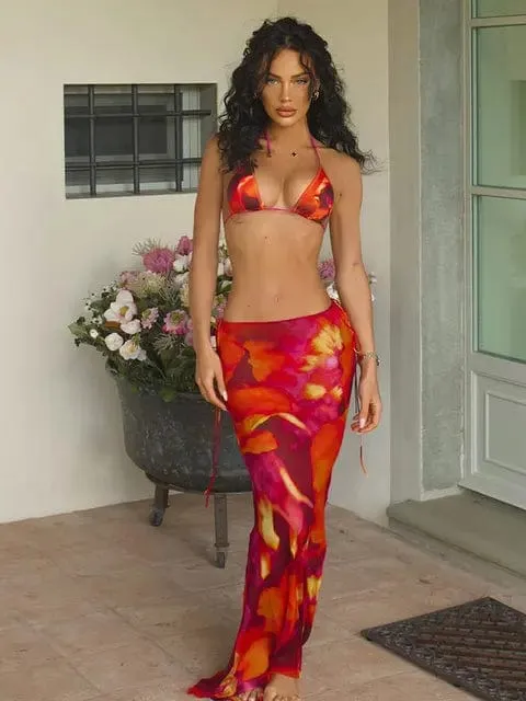 3 Pieces Summer Bikini Set
