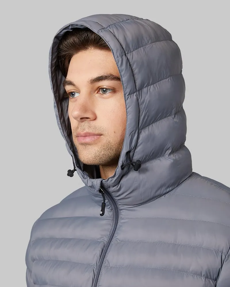 32 Degrees Heat Men's Lightweight Poly-Fill Packable Jacket | Zippered Pockets | Layering | Water Repellent
