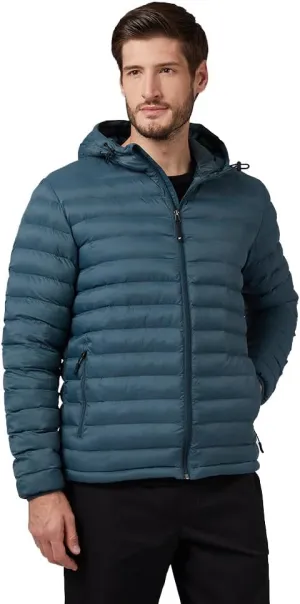 32 Degrees Heat Men's Lightweight Poly-Fill Packable Jacket | Zippered Pockets | Layering | Water Repellent