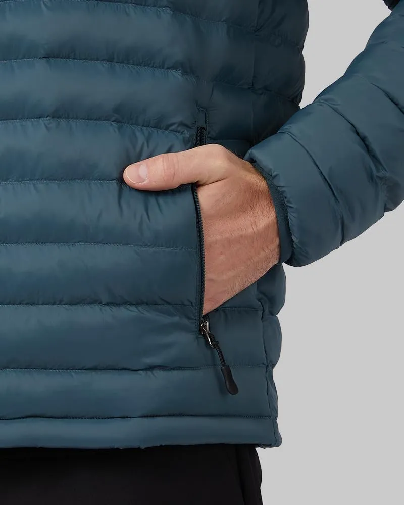 32 Degrees Heat Men's Lightweight Poly-Fill Packable Jacket | Zippered Pockets | Layering | Water Repellent