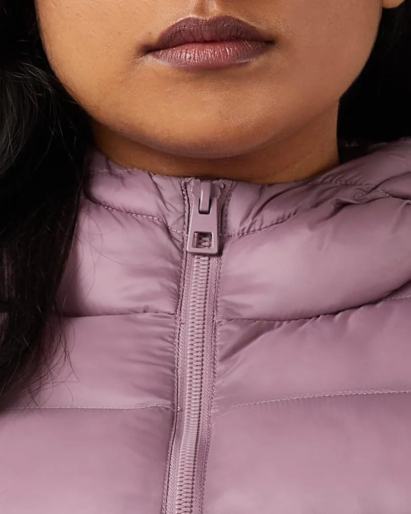 32 Degrees Women's Lightweight Recycled Poly-Fill Packable Hooded Jacket | Zippered Pockets | Water Repellent