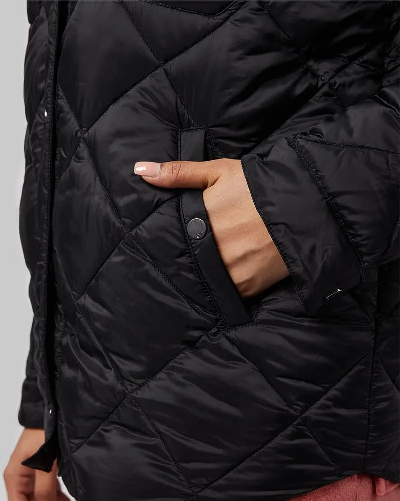 32 Degrees Women's Lightweight Recycled Poly-Fill Shirt Jacket | Quilted | Semi-Fitted | Snap Pockets