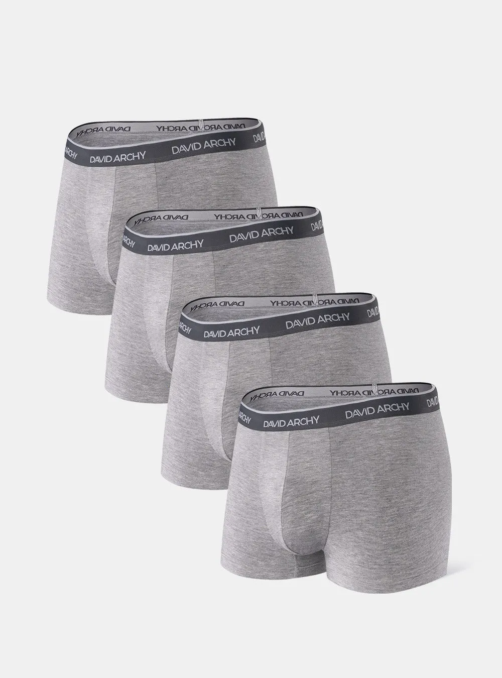 4 Packs Bamboo Rayon 3D Touch Trunks