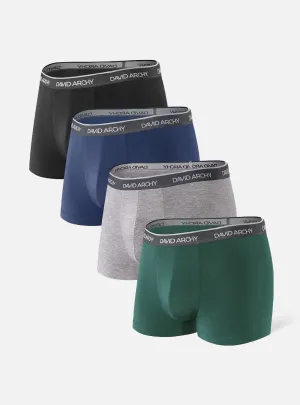 4 Packs Bamboo Rayon 3D Touch Trunks