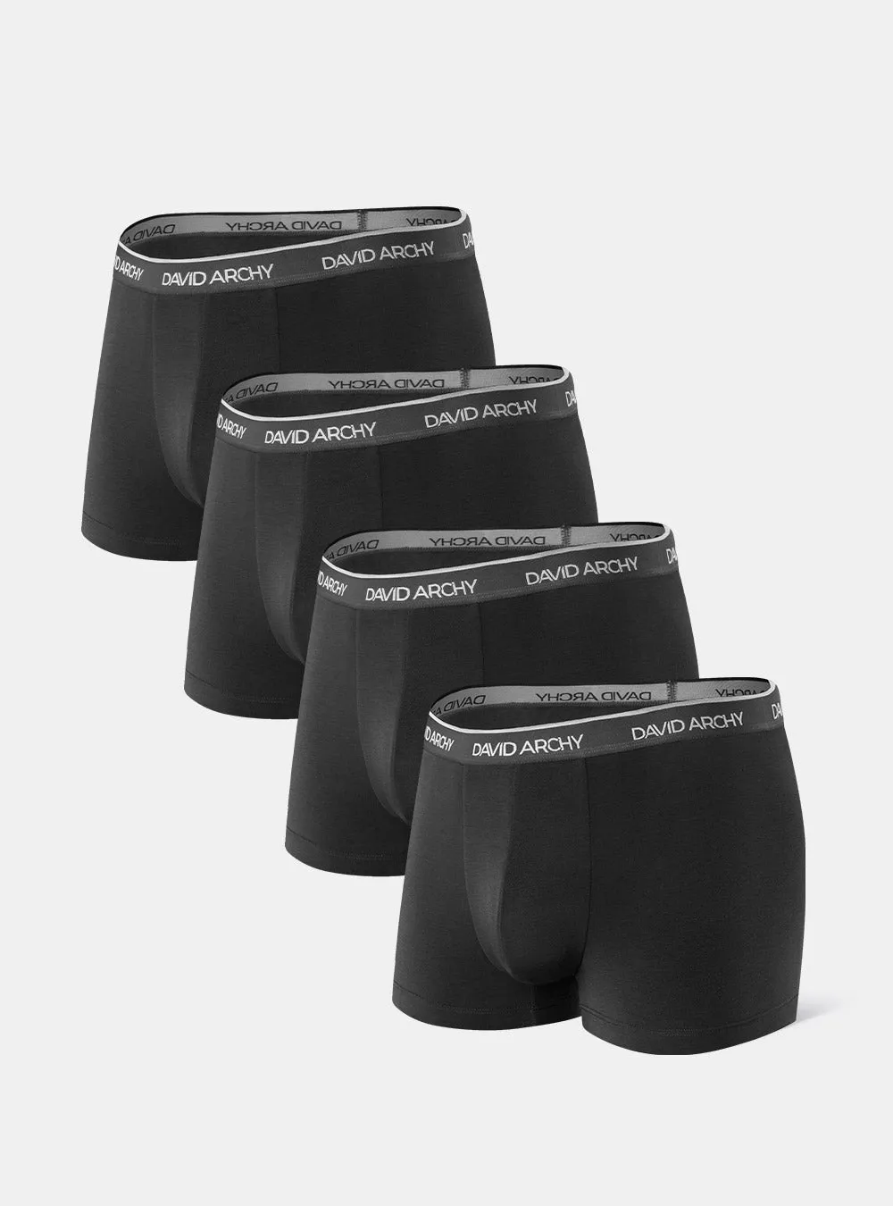 4 Packs Bamboo Rayon 3D Touch Trunks