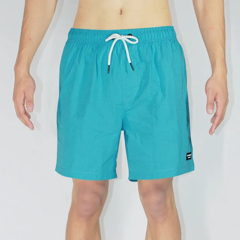 6" Nylon Solid Volley Swim Shorts - Havana(3 for 100$)