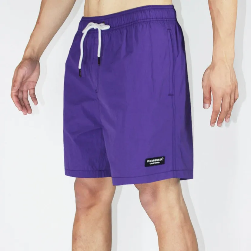 6" Nylon Solid Volley Swim Shorts - Havana(3 for 100$)