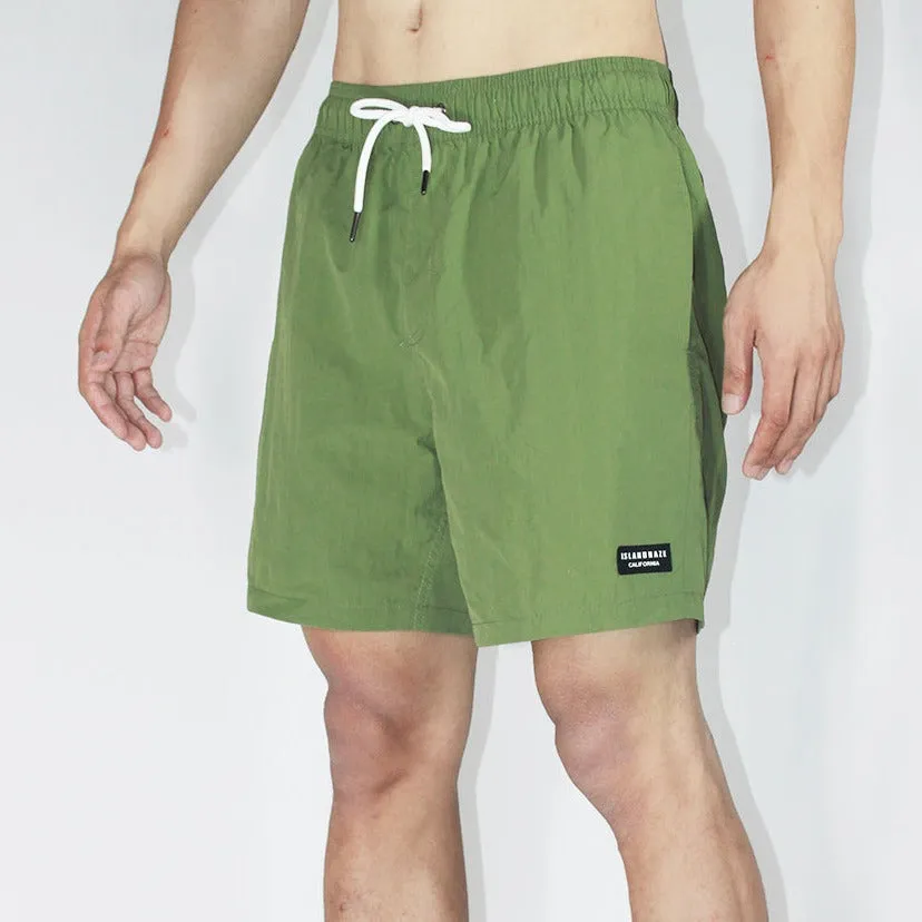 6" Nylon Solid Volley Swim Shorts - Havana(3 for 100$)
