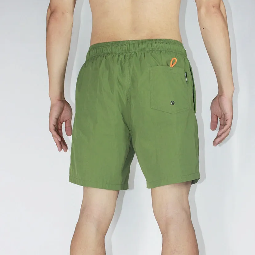 6" Nylon Solid Volley Swim Shorts - Havana(3 for 100$)