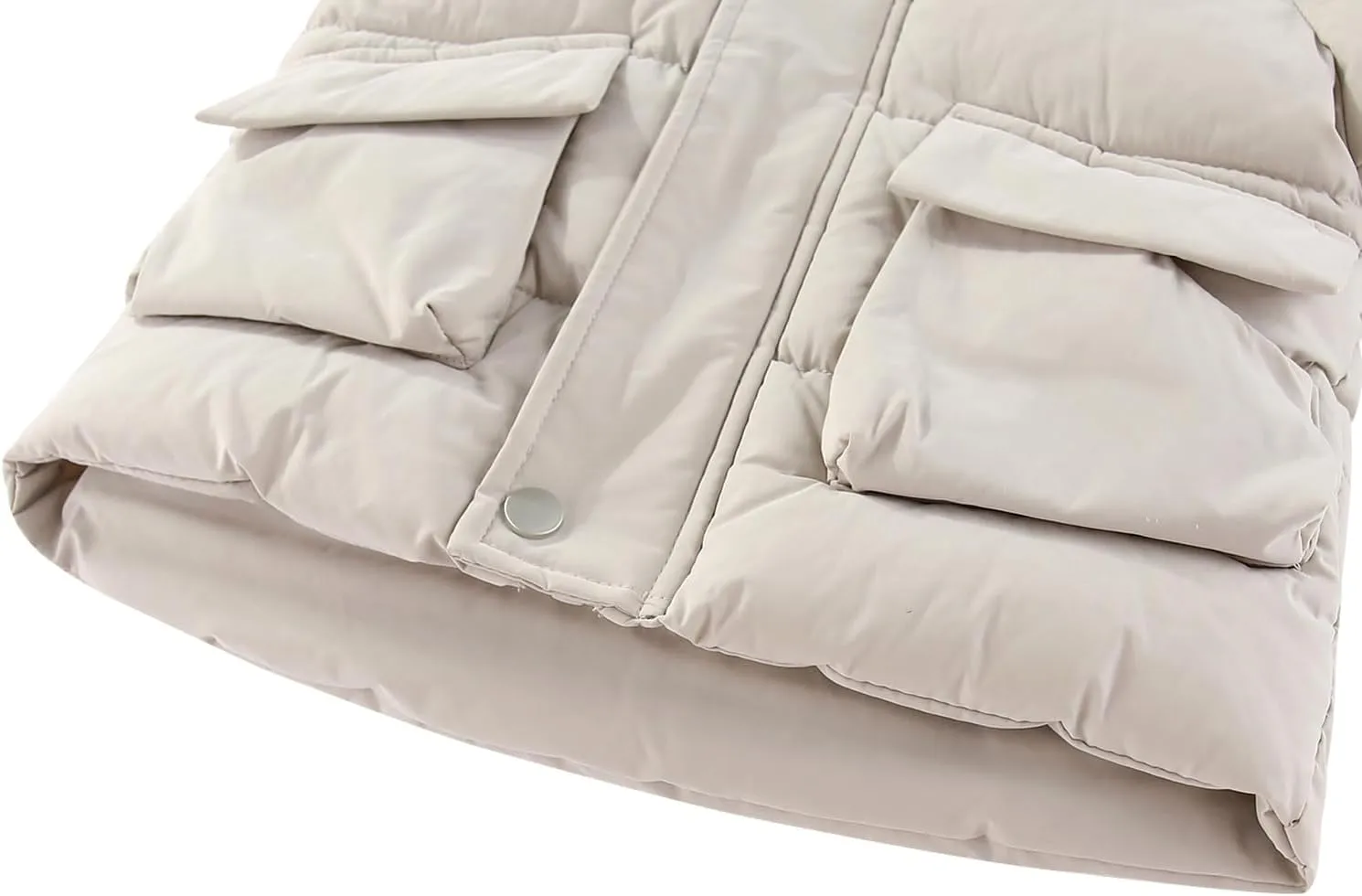 AIWUHE Toddler Winter Coat Boys Girls Down Jacket Hooded Fleece Warm Outwear 3D Ear Padded Puffer Jacket With Pockets 1-6Y