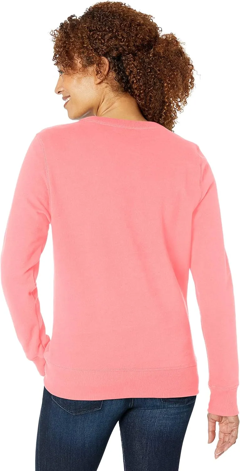 Amazon Essentials Women's Fleece Crewneck Sweatshirt (Available in Plus Size)