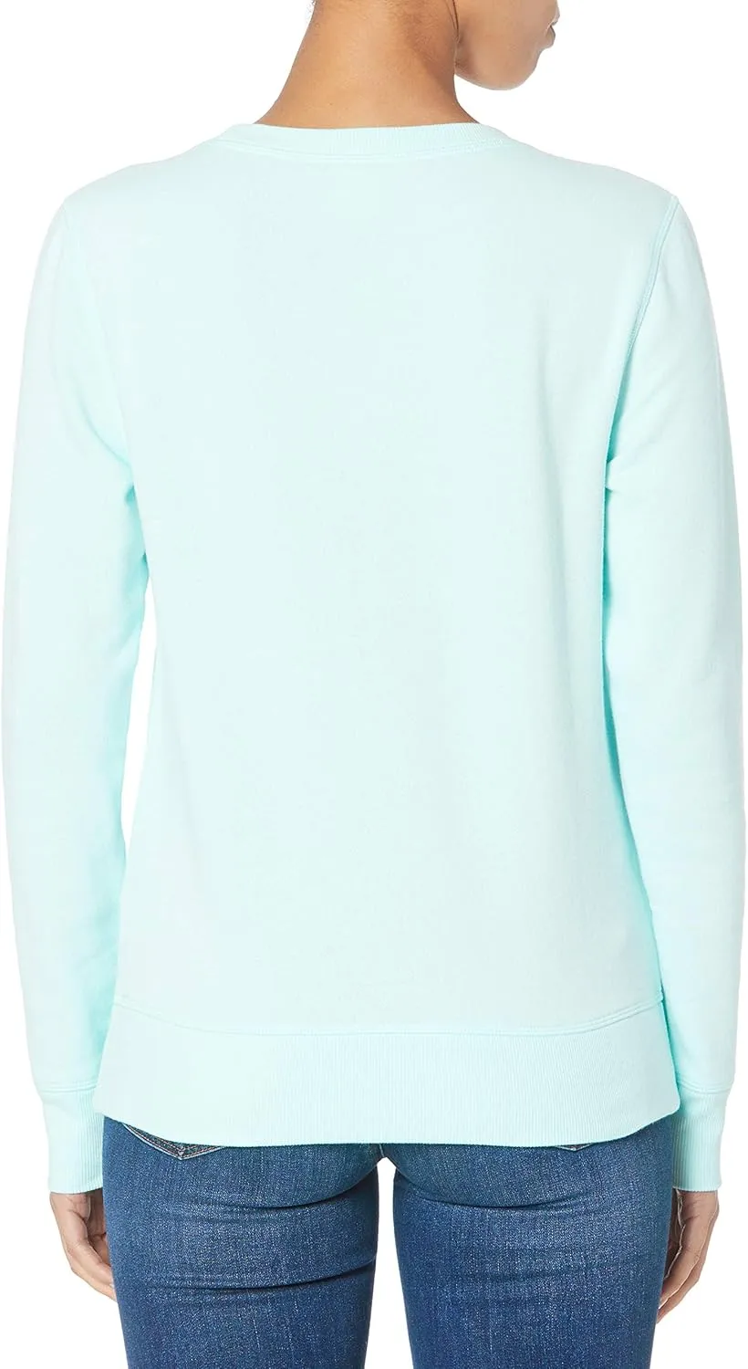 Amazon Essentials Women's Fleece Crewneck Sweatshirt (Available in Plus Size)
