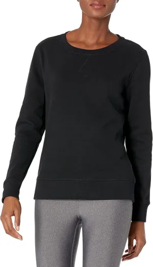 Amazon Essentials Women's Fleece Crewneck Sweatshirt (Available in Plus Size)