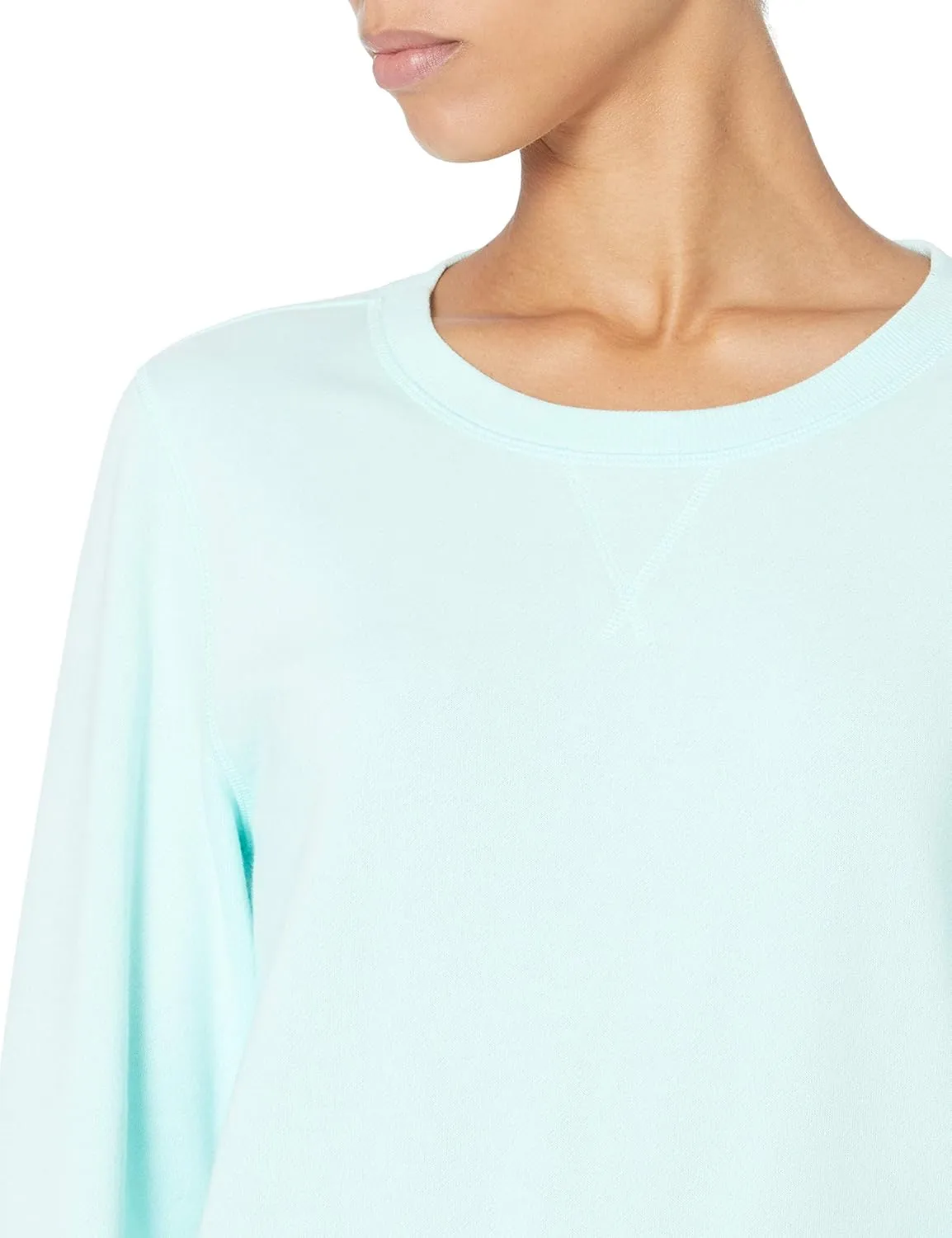 Amazon Essentials Women's Fleece Crewneck Sweatshirt (Available in Plus Size)