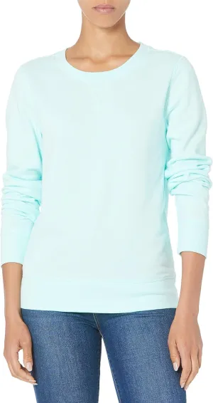 Amazon Essentials Women's Fleece Crewneck Sweatshirt (Available in Plus Size)