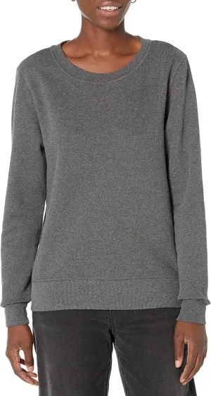 Amazon Essentials Women's Fleece Crewneck Sweatshirt (Available in Plus Size)