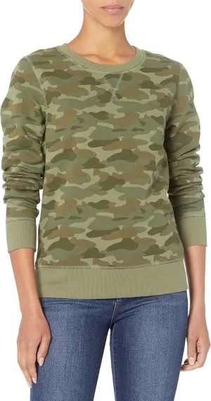 Amazon Essentials Women's Fleece Crewneck Sweatshirt (Available in Plus Size)