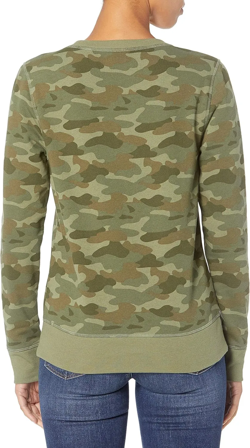Amazon Essentials Women's Fleece Crewneck Sweatshirt (Available in Plus Size)