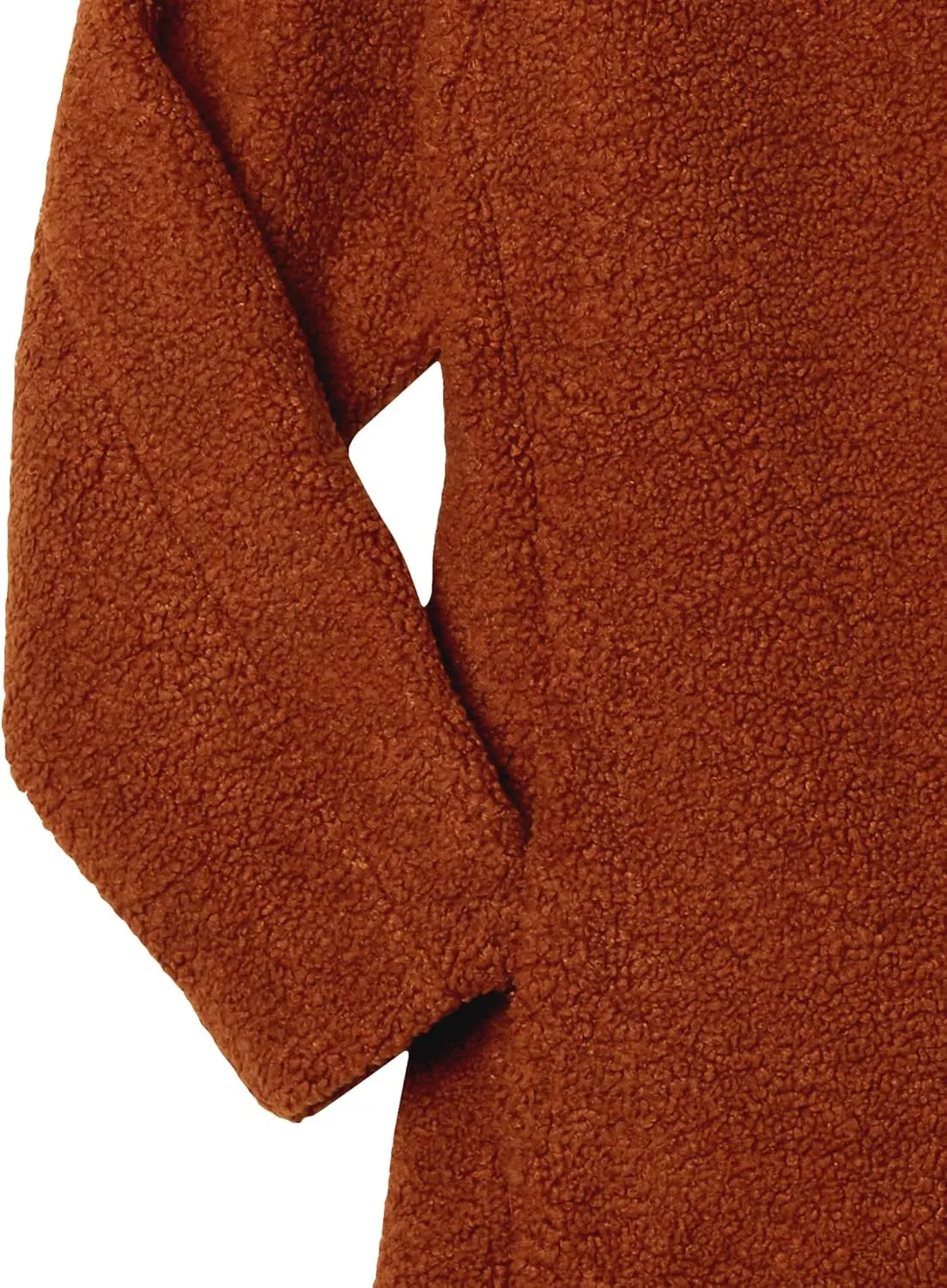 Amazon Essentials Women's Teddy Bear Fleece Oversized-Fit Lapel Jacket (Previously Daily Ritual)