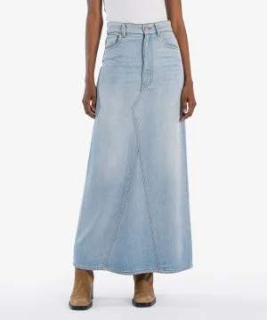 Annalise Denim Maxi Skirt