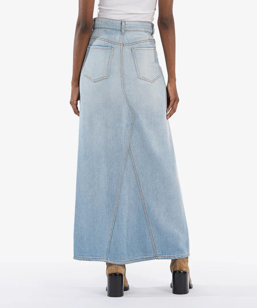 Annalise Denim Maxi Skirt