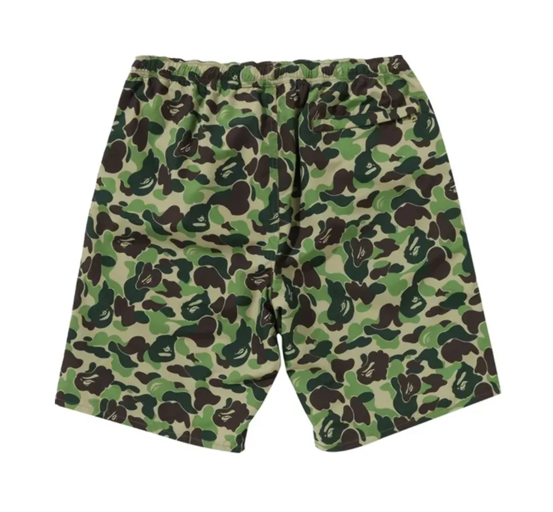 Bape ABC Camo Beach Shorts Green 001SPJ301018MGRN