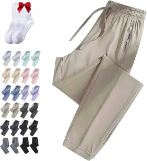 Beeswan Pants for Women, 2025 New Stretchactive - Women's Ultra Stretch Breathable Casual Pants, Quick Drying Fit