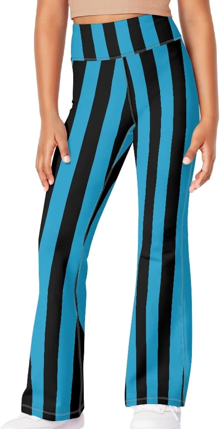 Bell Bottom Leggings for Girls Flare Yoga Pants Casual Summer Breathable Workout Oufit Kids High Waisted Legging