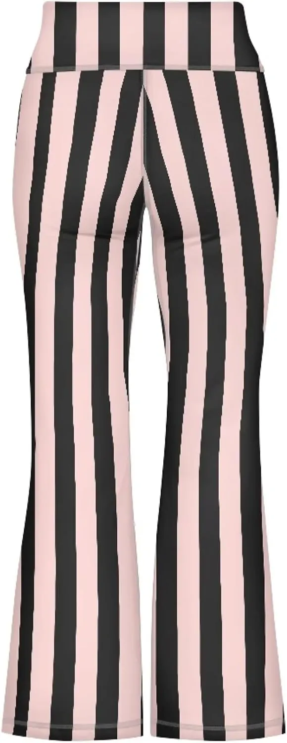 Bell Bottom Leggings for Girls Flare Yoga Pants Casual Summer Breathable Workout Oufit Kids High Waisted Legging