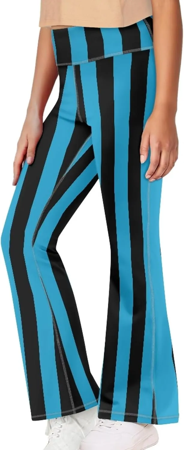 Bell Bottom Leggings for Girls Flare Yoga Pants Casual Summer Breathable Workout Oufit Kids High Waisted Legging