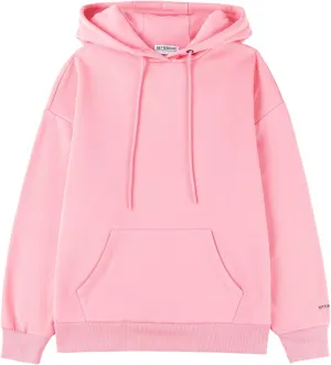 BETTERCHIC Women's Casual Hooded Sweatshirt Soft Brushed Fleece Pullover Hoodie Size S-2XL