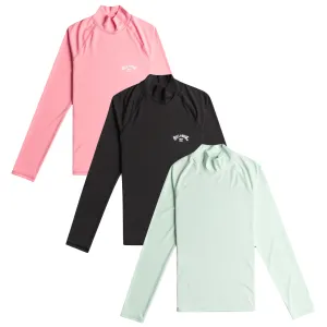 Billabong Womens Tropic Surf Long Sleeve UPF50 Surf T-Shirt Surfing Rash Guard