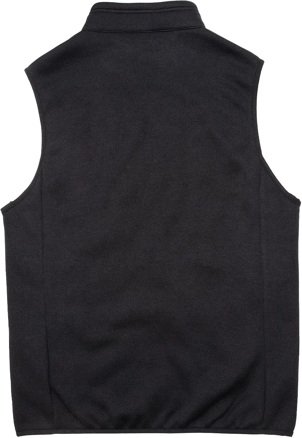 Bonnroth Mens Full Zip Sweater Fleece Vest, Sherpa Lined Stand Collar Vests with Pocket