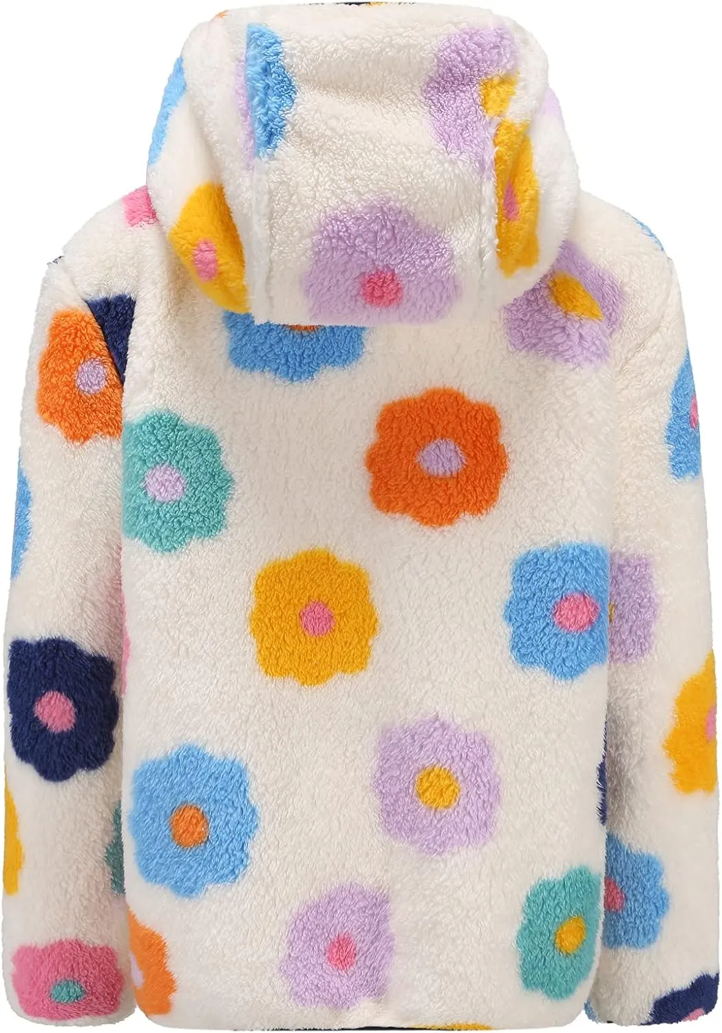 Boys Girls Soft Fleece Sherpa Full-zip Jacket