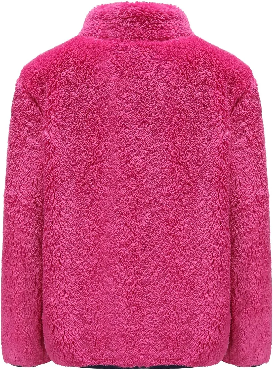 Boys Girls Soft Fleece Sherpa Full-zip Jacket