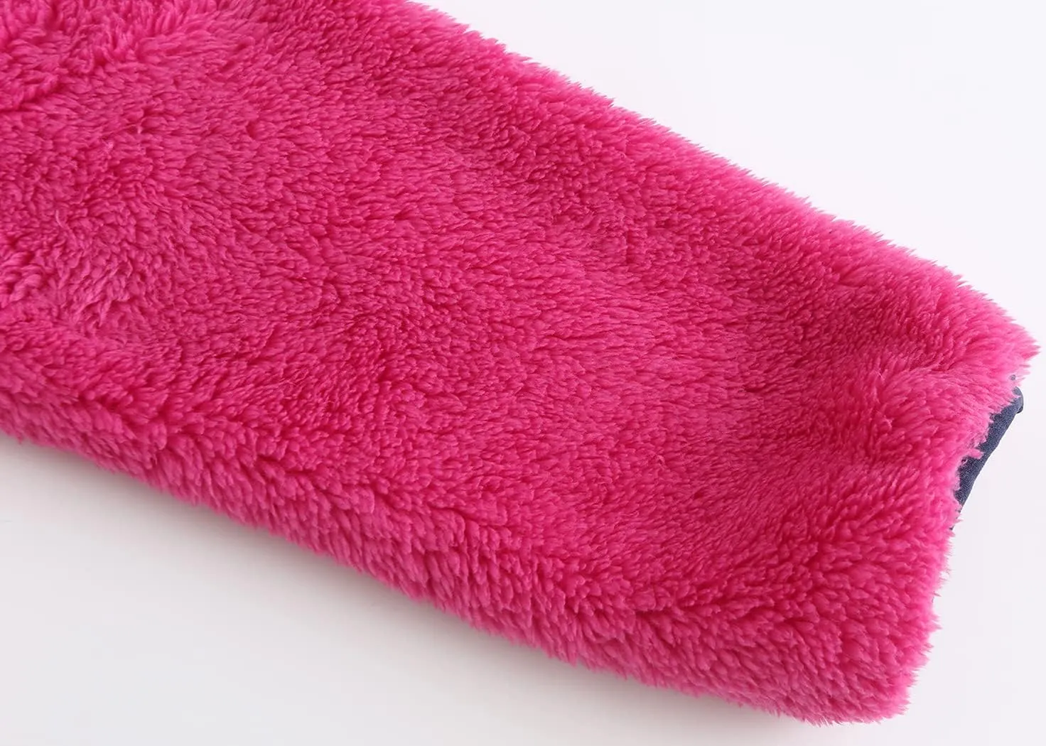 Boys Girls Soft Fleece Sherpa Full-zip Jacket
