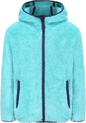 Boys Girls Soft Fleece Sherpa Full-zip Jacket