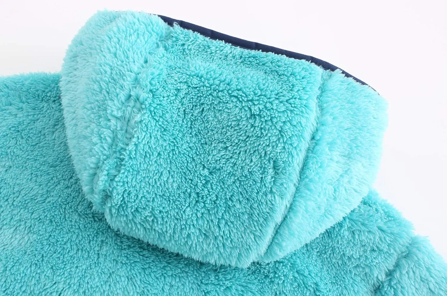 Boys Girls Soft Fleece Sherpa Full-zip Jacket