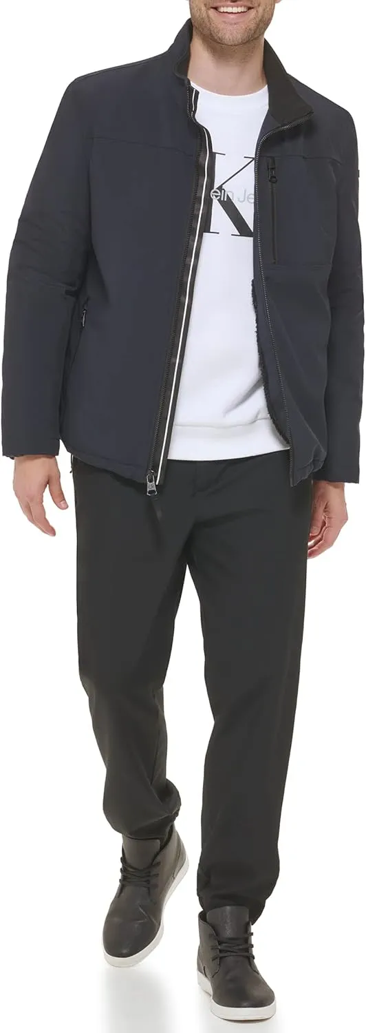 Calvin Klein Men's Soft Shell With Sherpa Lining