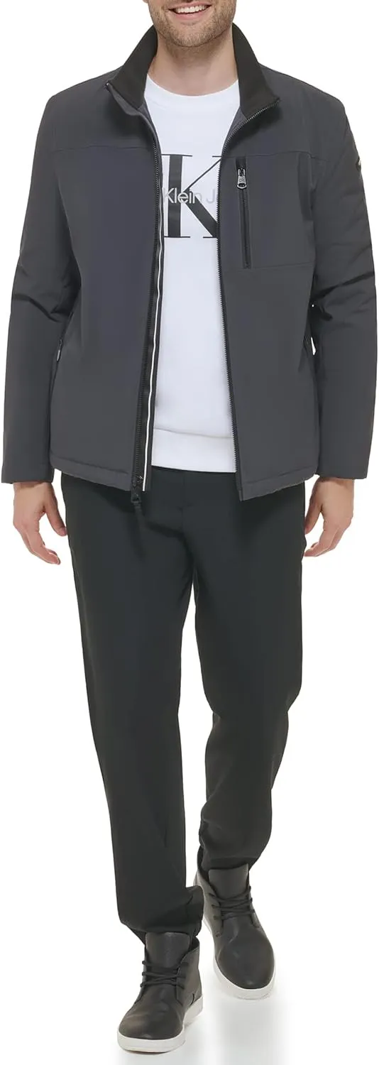Calvin Klein Men's Soft Shell With Sherpa Lining