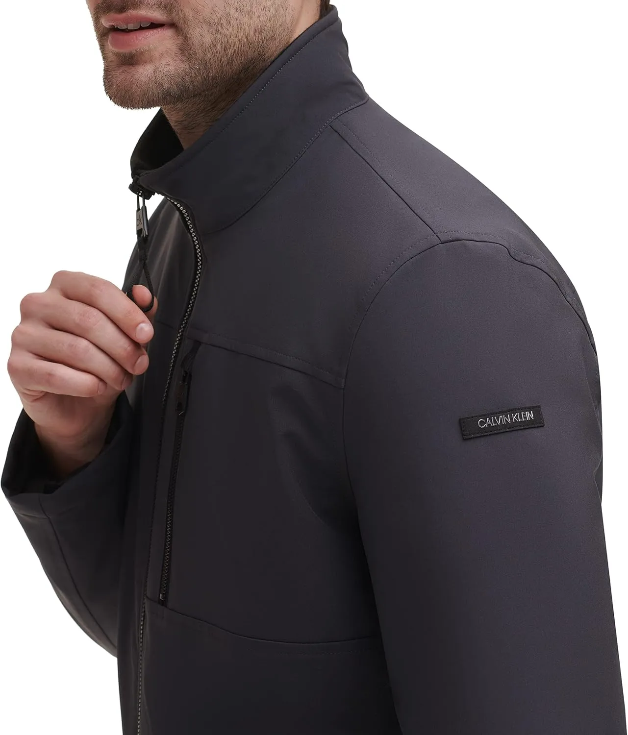 Calvin Klein Men's Soft Shell With Sherpa Lining