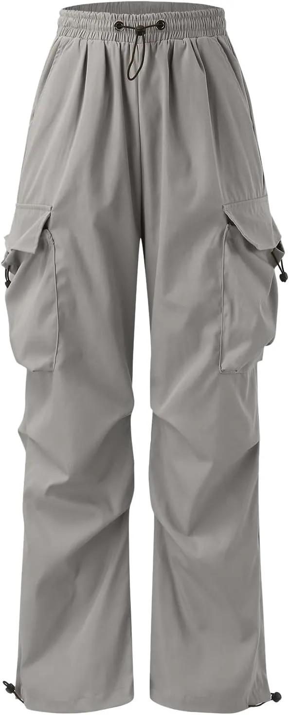 Cargo Combat Pant for Men Casual Work Pant Elastic Waist Cotton Joggers Multi Pockets