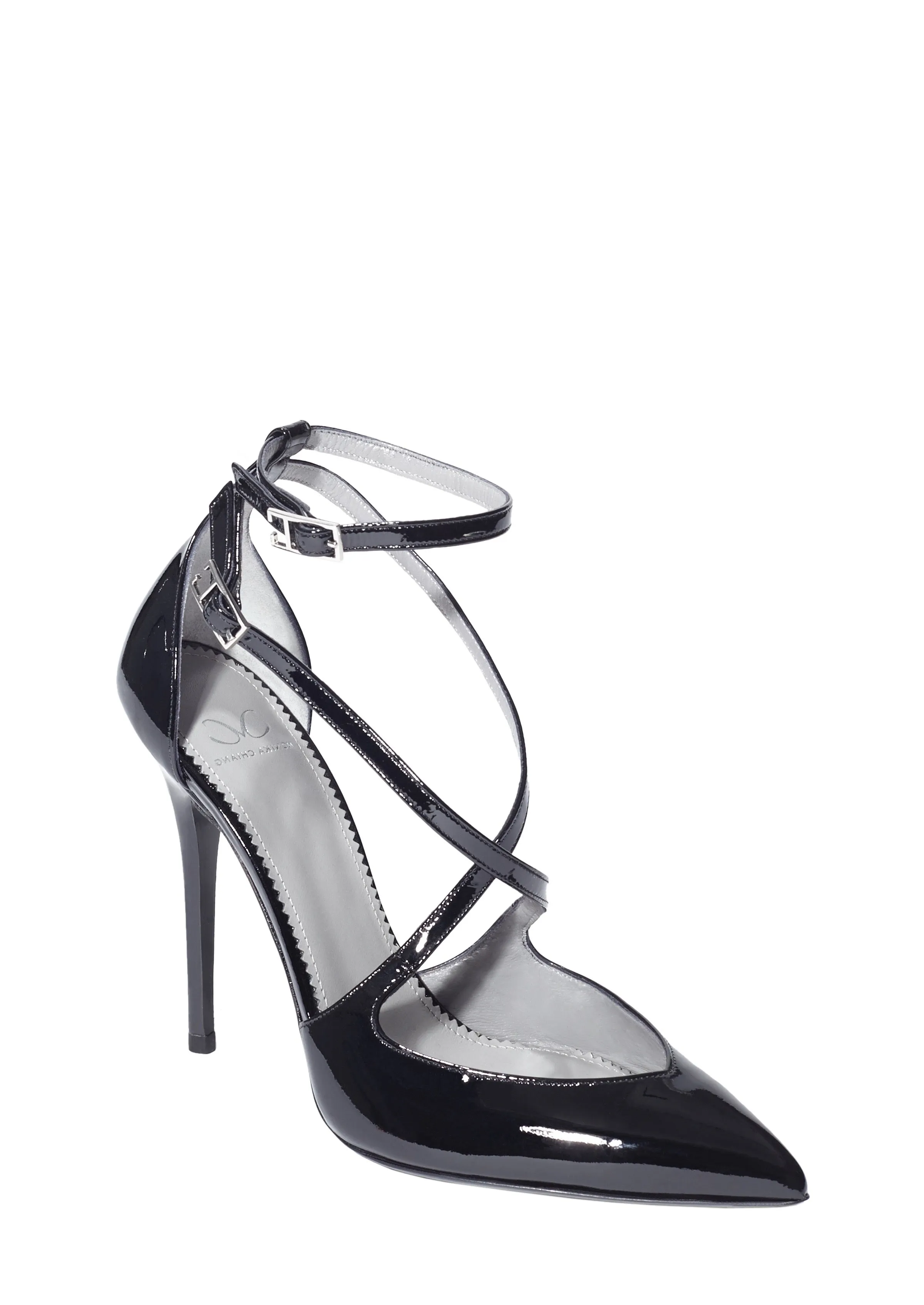 CAROLLA BLACK PATENT PUMPS
