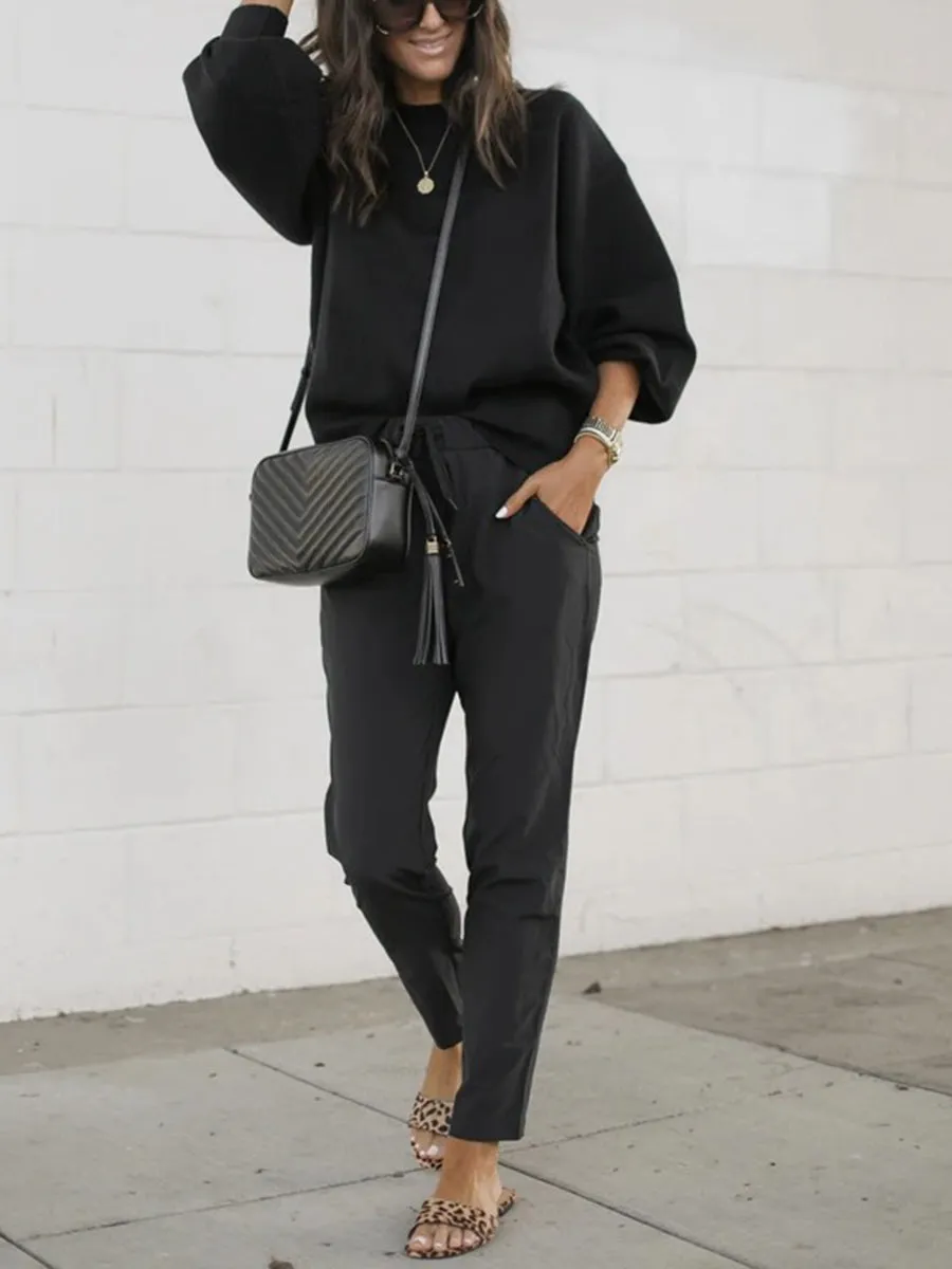 Casual Loose Two-piece Suit